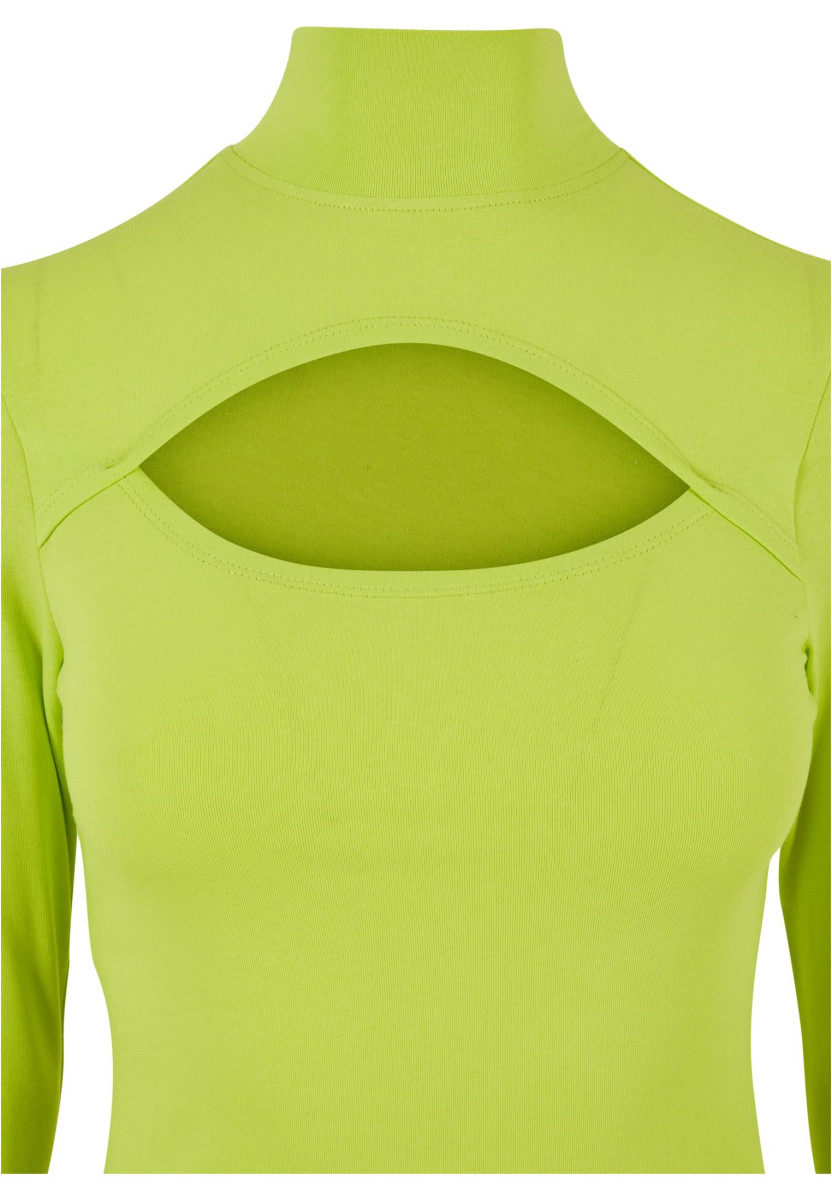 Ladies Cut-Out Turtleneck Longsleeve