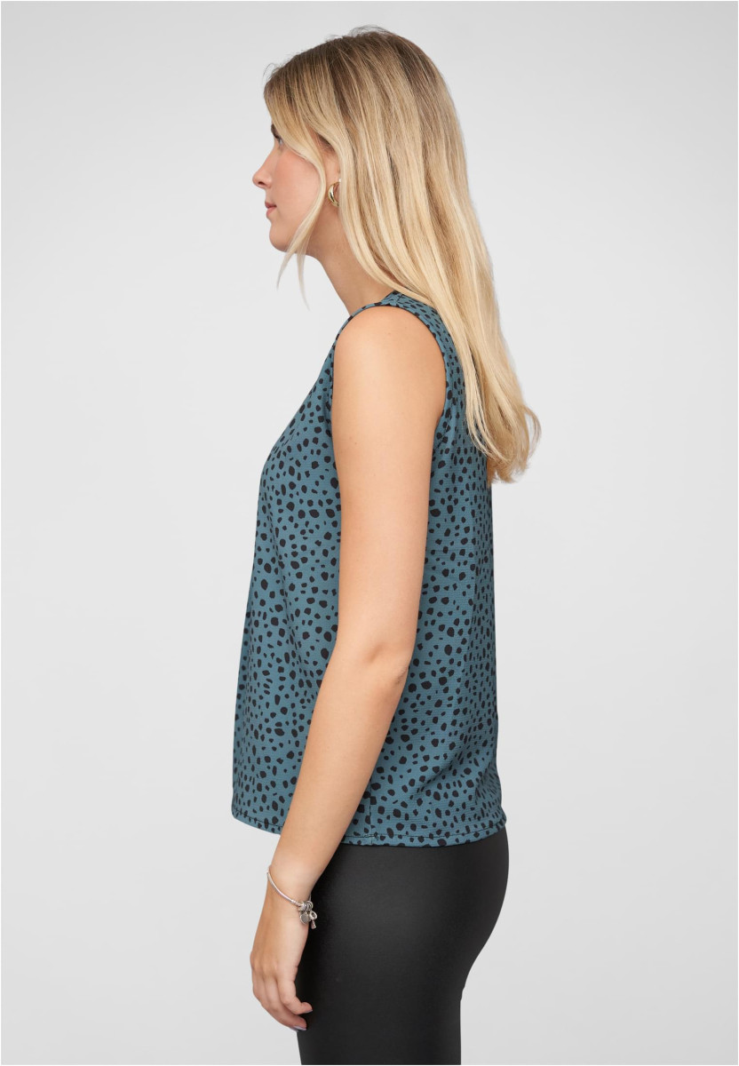 V-Neck Top with aop animal print