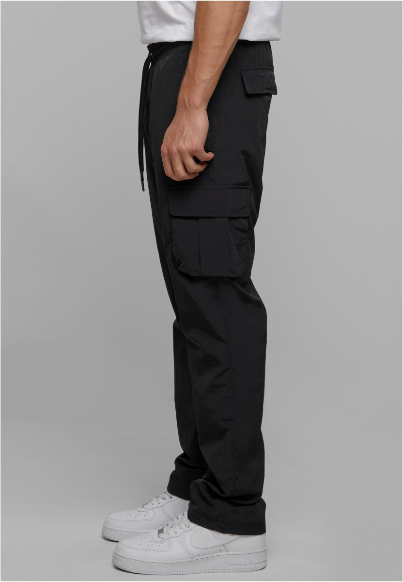 Straight Leg Nylon Cargo Pants