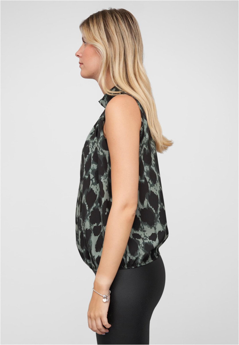 Choker Top with all over leo print