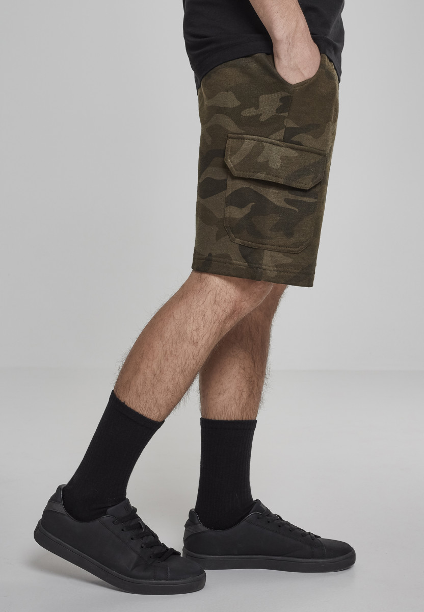 Camo Cargo Terry  Shorts