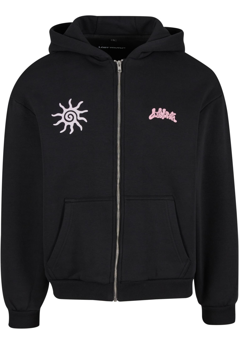Lost Youth Oversized Zip Hoodie - With Love