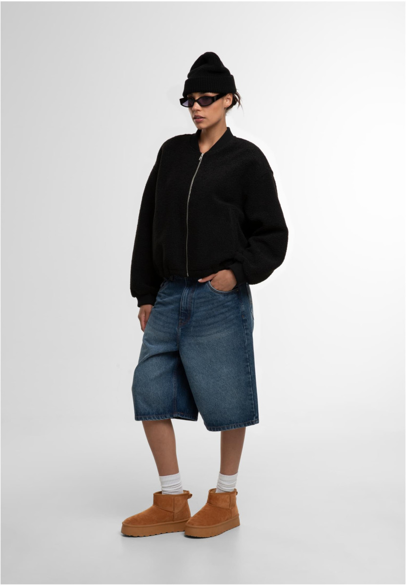 Ladies Structured Bomber Jacket