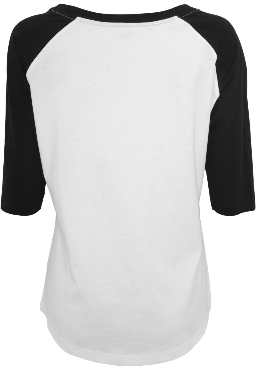 Ladies 3/4 Contrast Raglan Tee