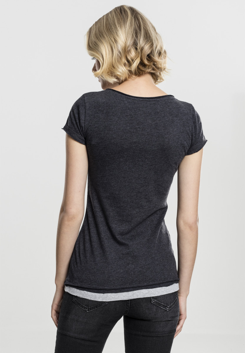 Ladies Two-Colored T-Shirt