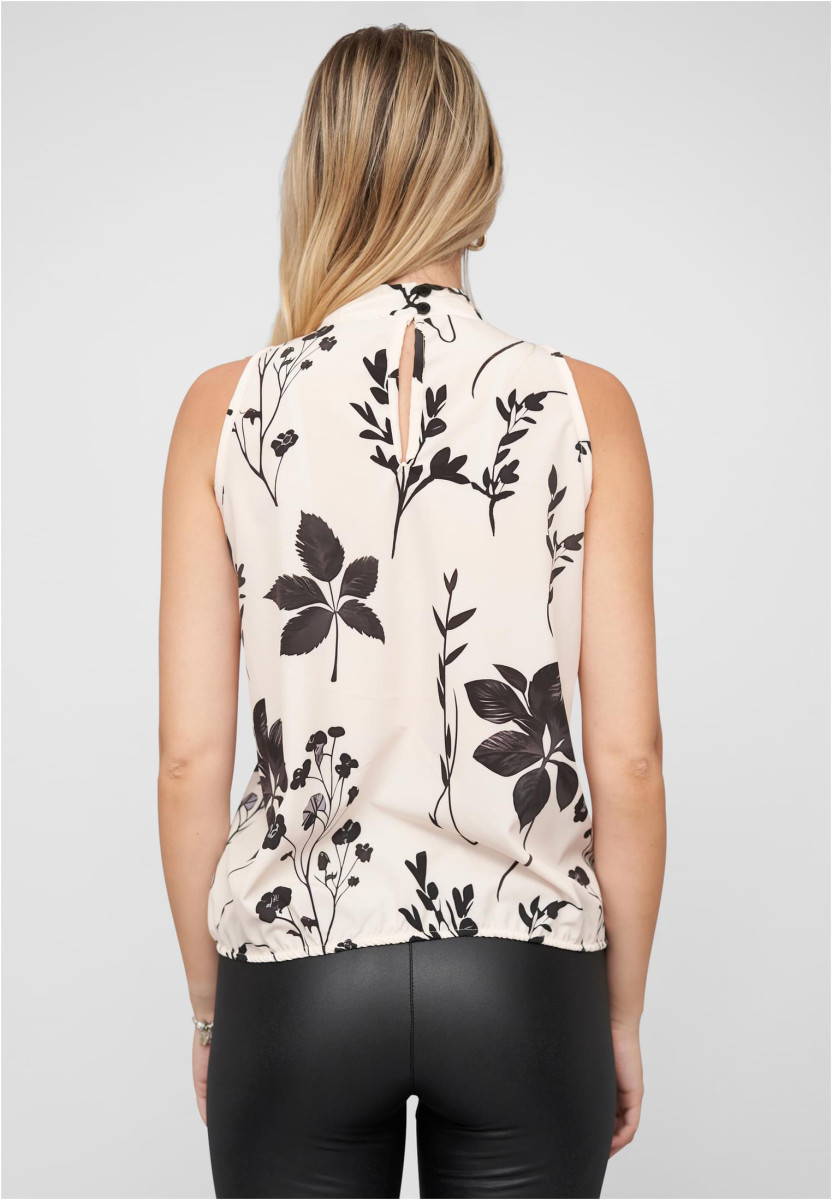 Blouse with all over floral print