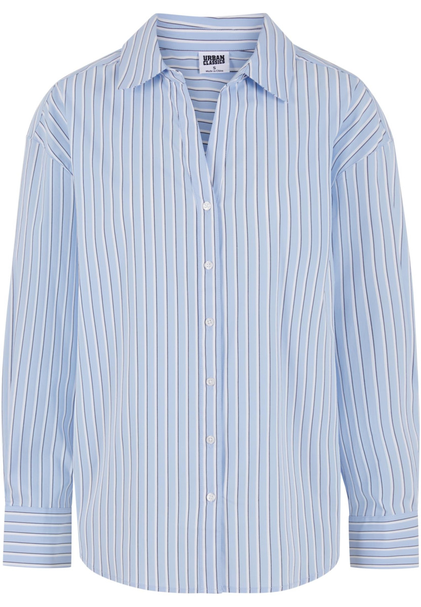 Ladies Oversized Striped Blouse