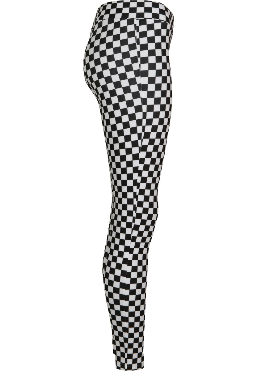 Ladies Check Pattern Leggings