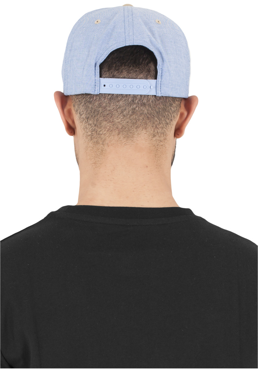 Chambray-Suede Snapback