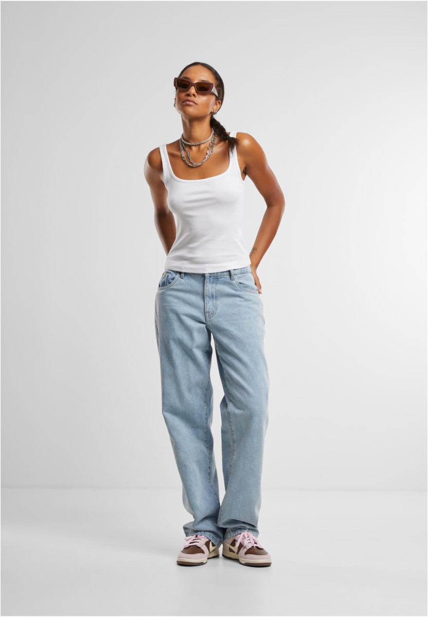 Ladies Wide Neck Rib Top 2-Pack
