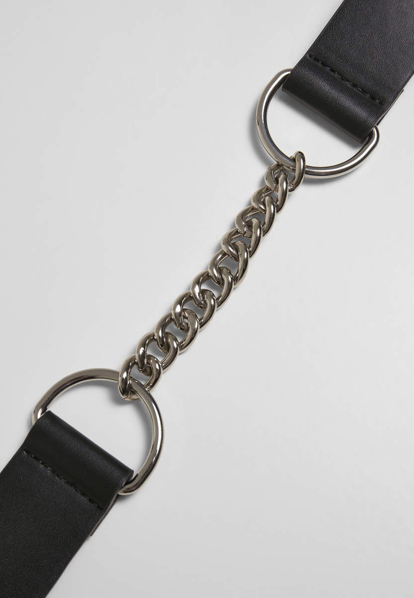 Chain Synthetic Leather Belt