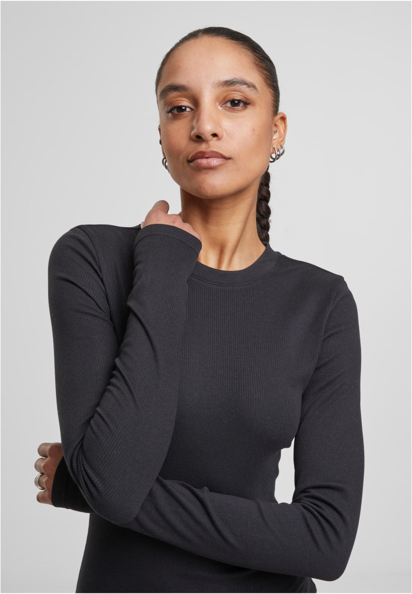 Ladies Cozy Rib Jersey Dress