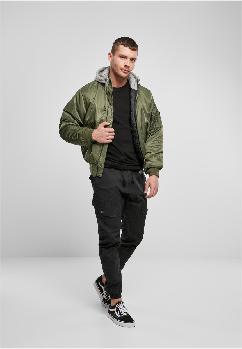 Hooded MA1 Bomber Jacket