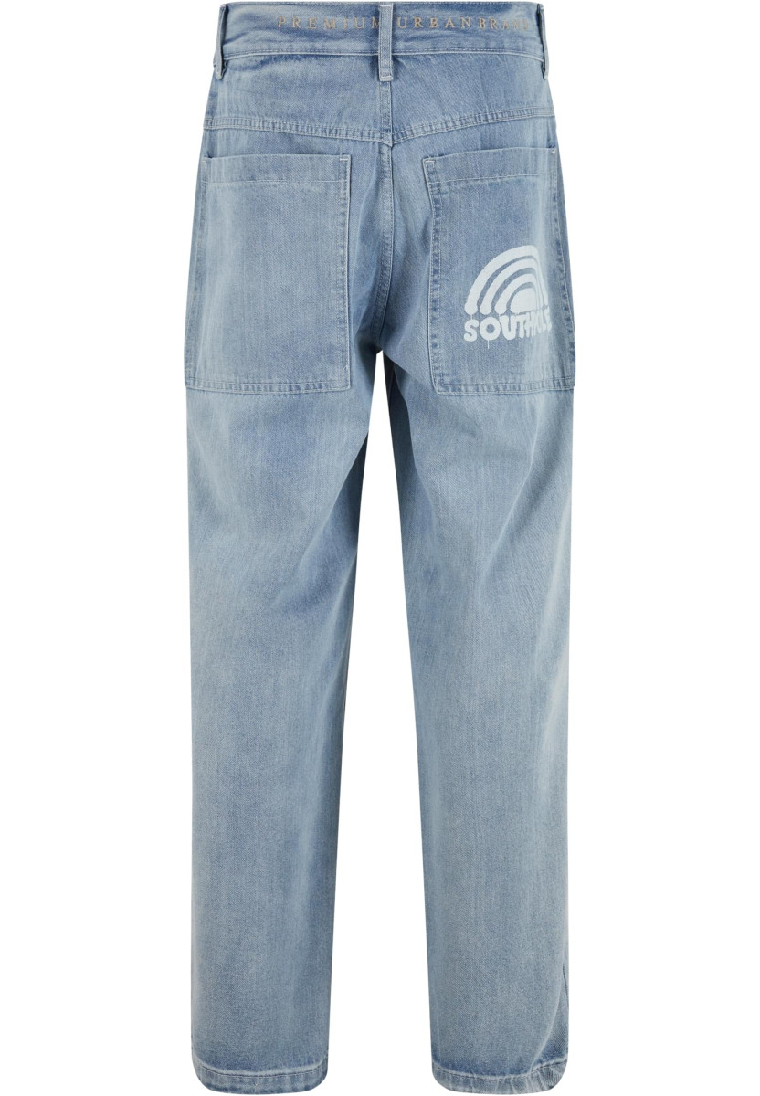 Southpole Spray Logo Denim