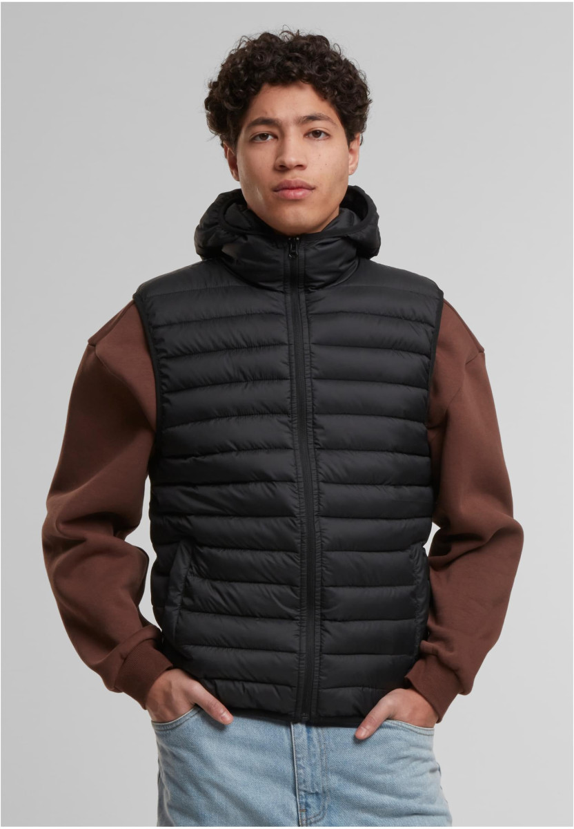 Basic Light Weigh Vest With Hood