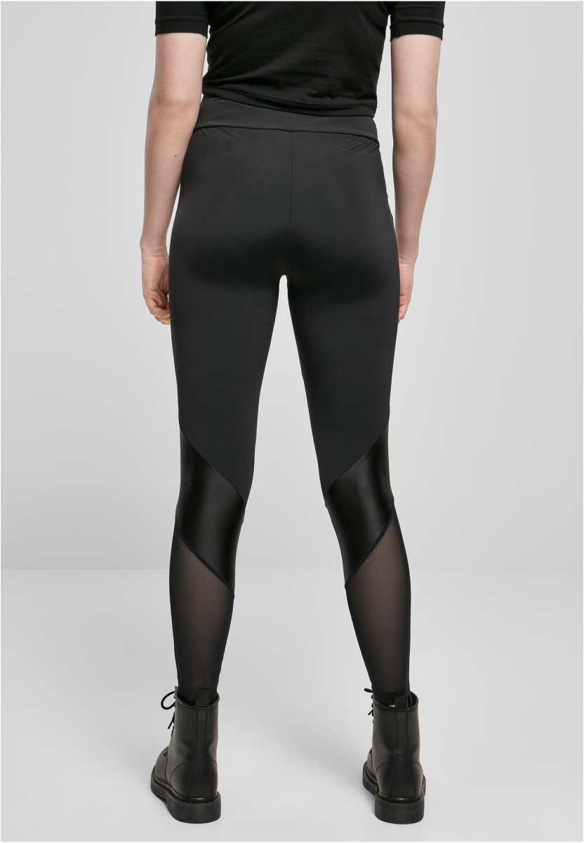 Ladies Highwaist  Mixed Tech Leggings