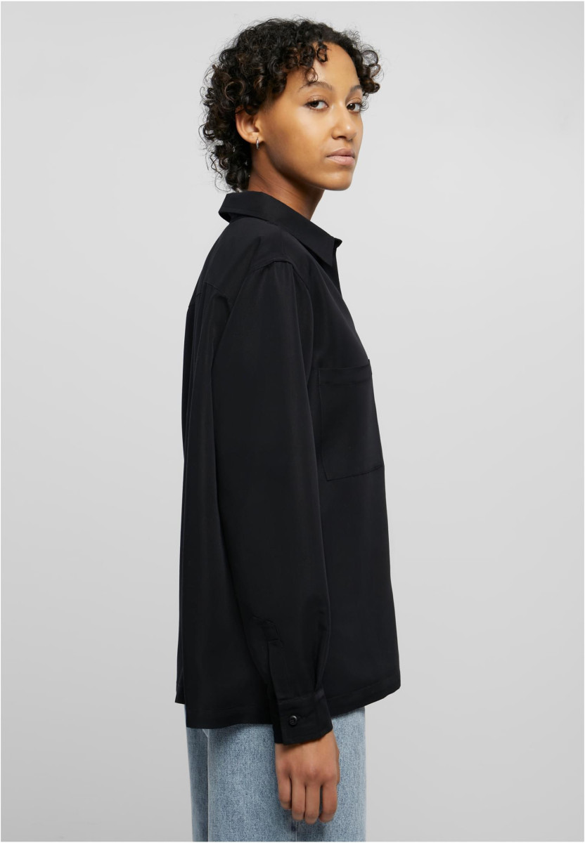 Ladies Oversized Twill Shirt