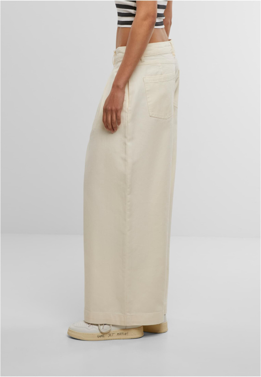 Ladies Wide Leg Light Denim Pants