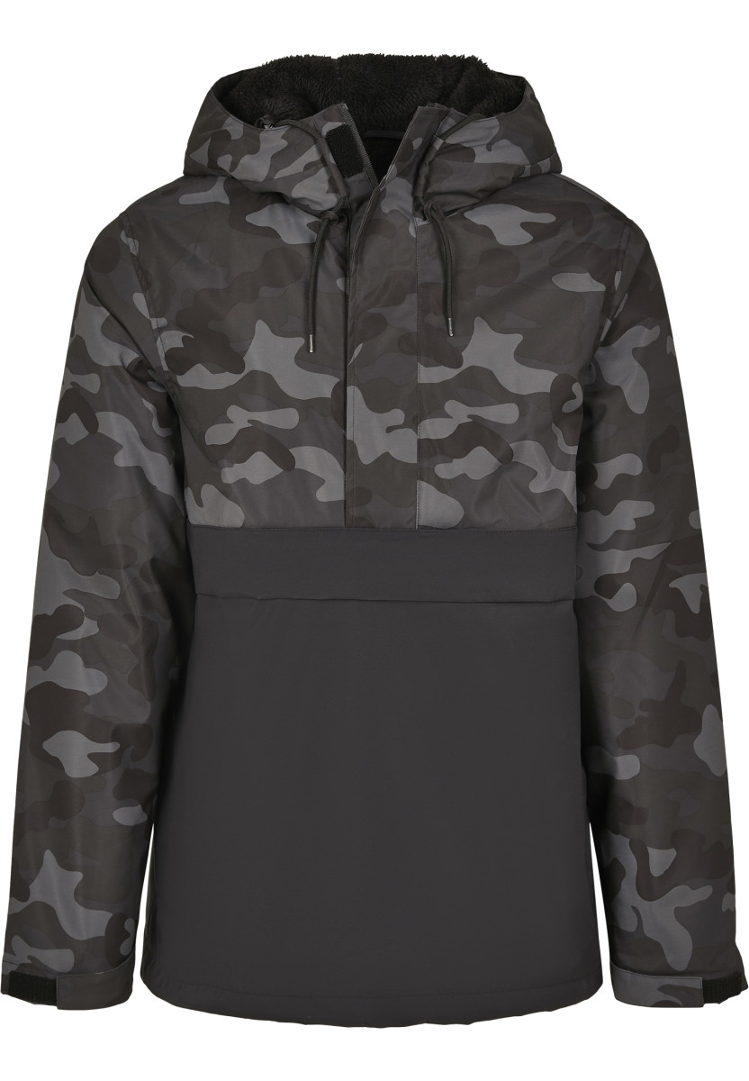 Camo Mix Pull Over Jacket