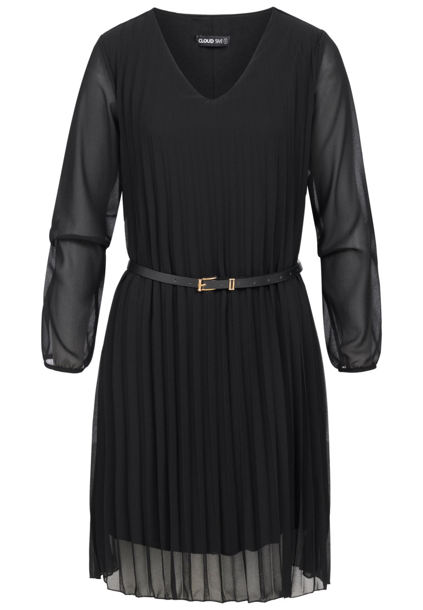 Cloud 5ive Pleated Dress with belt