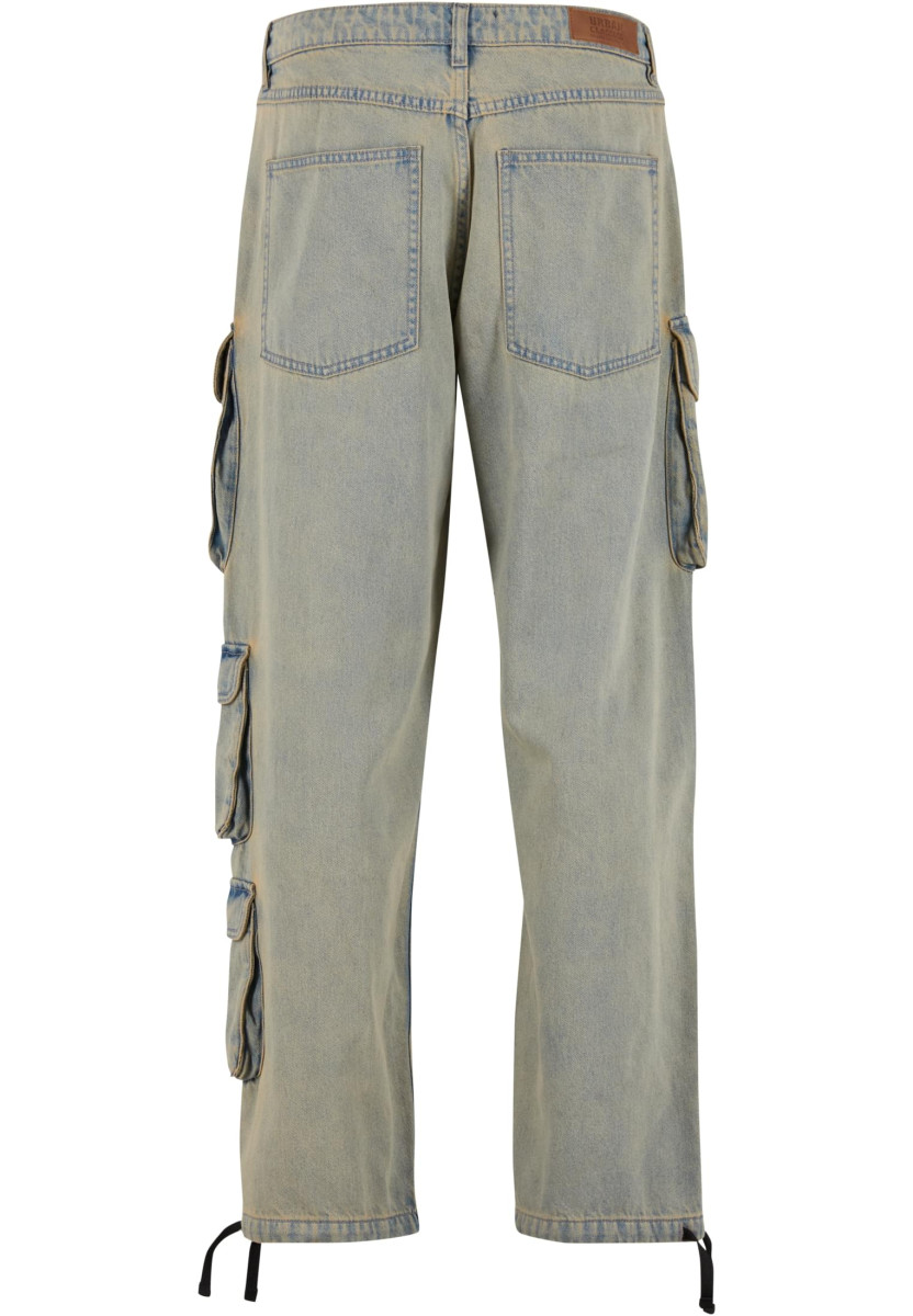 Multi Pocket Denim Cargo