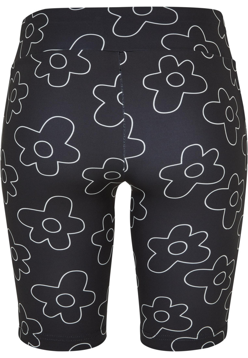 Ladies High Waist AOP Tech Cycle Shorts