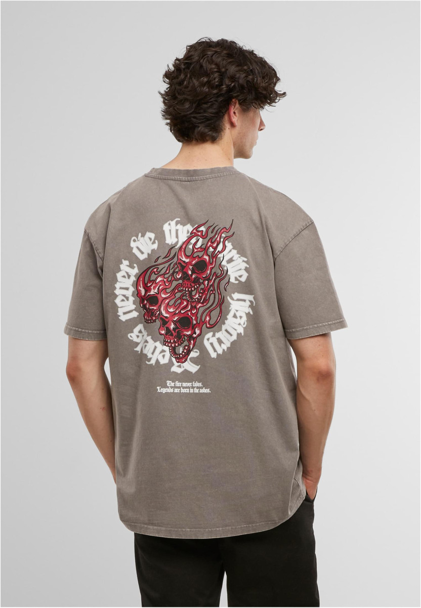 MJG Heavy Oversized Acid Washed Tee - Rebels never die