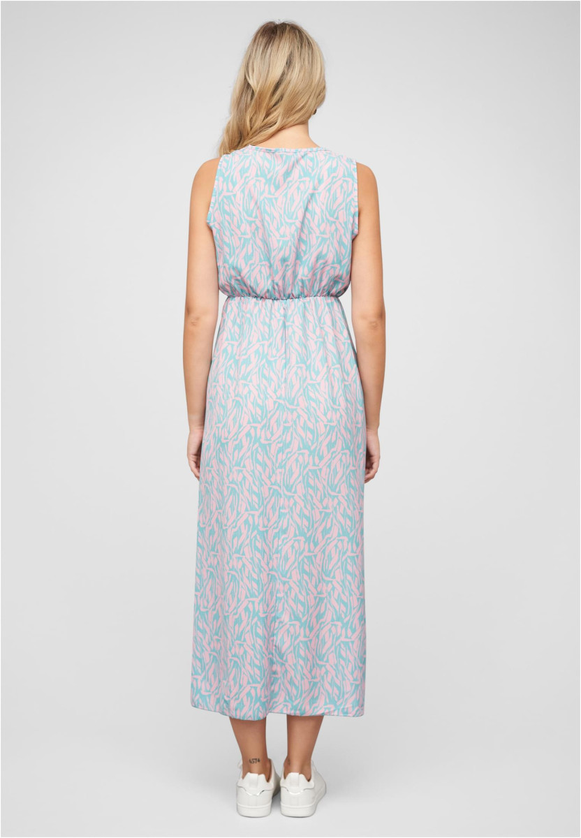 Maxi Kleid in Wickeloptik mit All Over Print