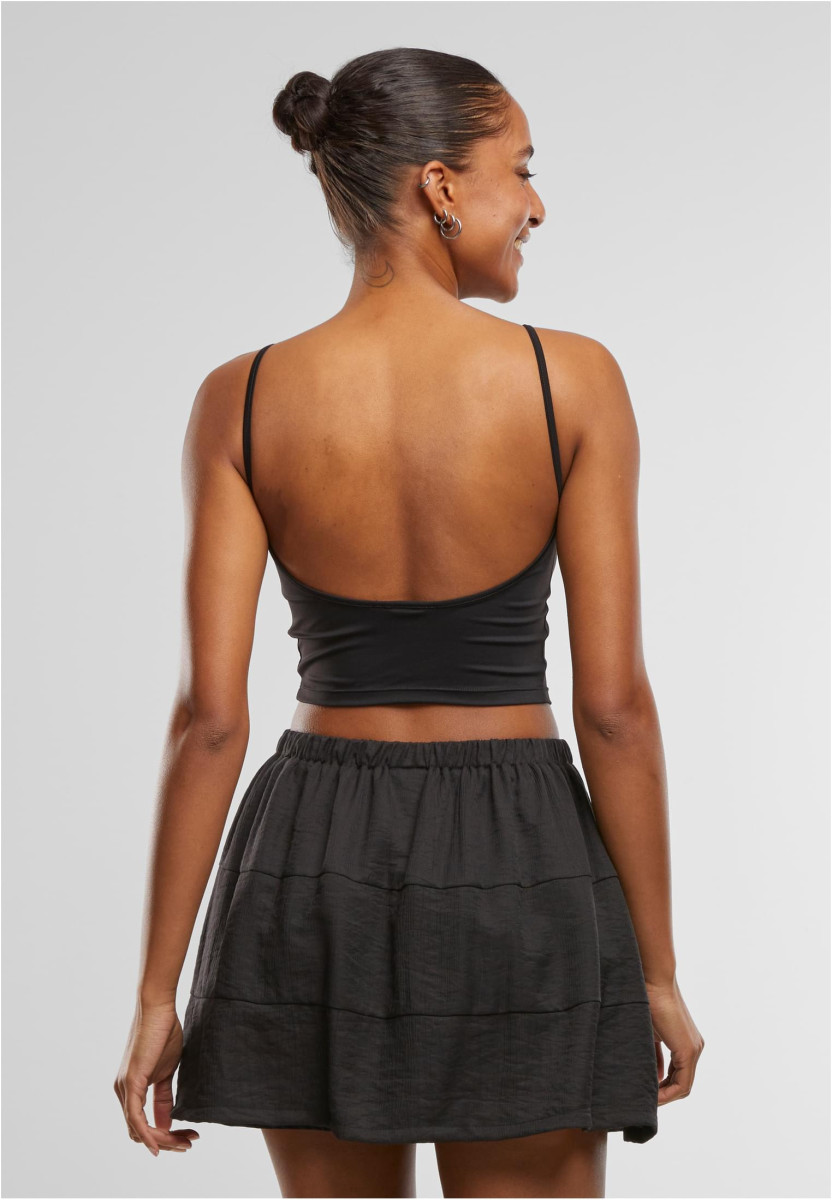 Ladies Basic Top Low Back Neckline
