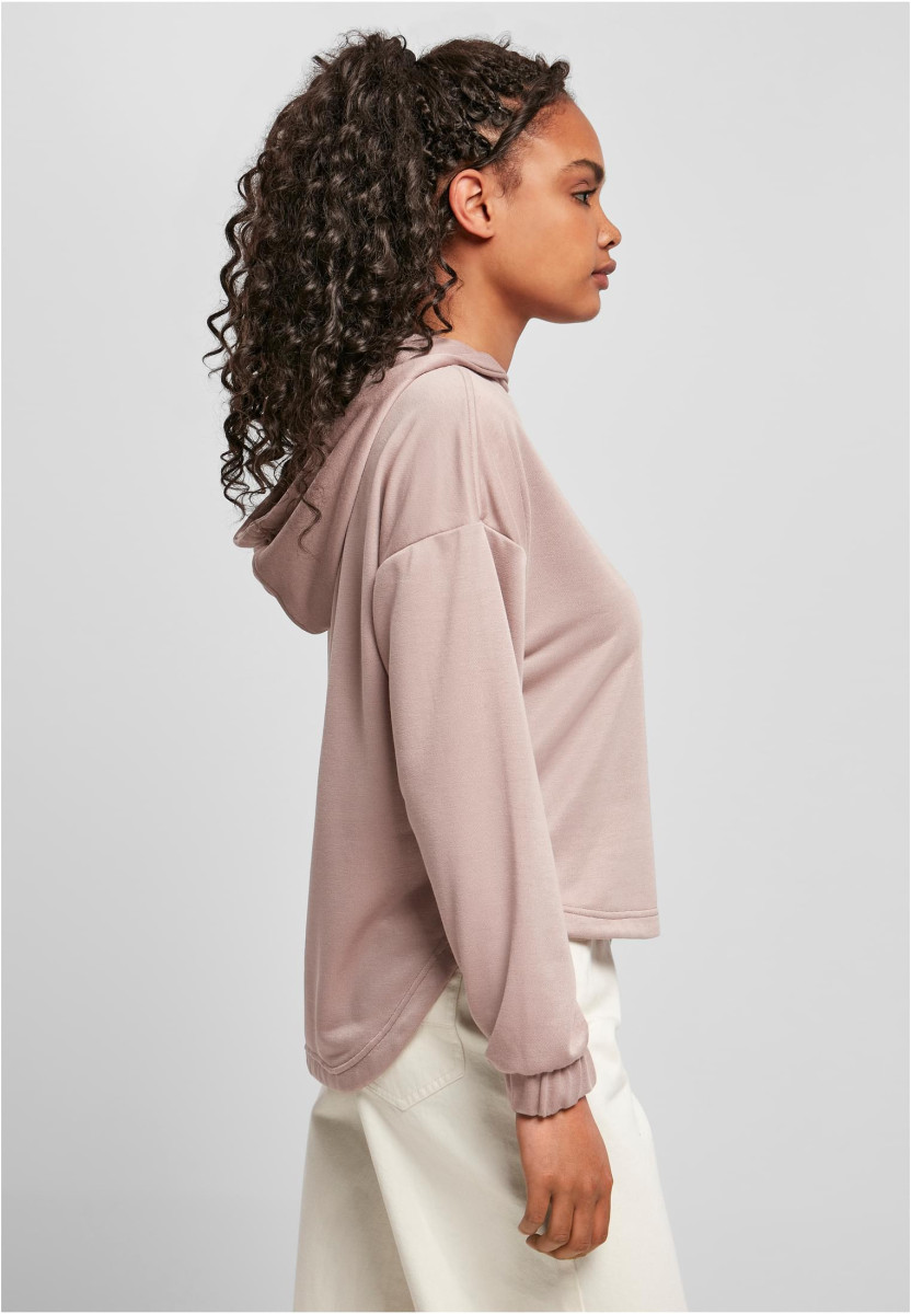 Ladies Oversized Shaped Modal Terry Hoody