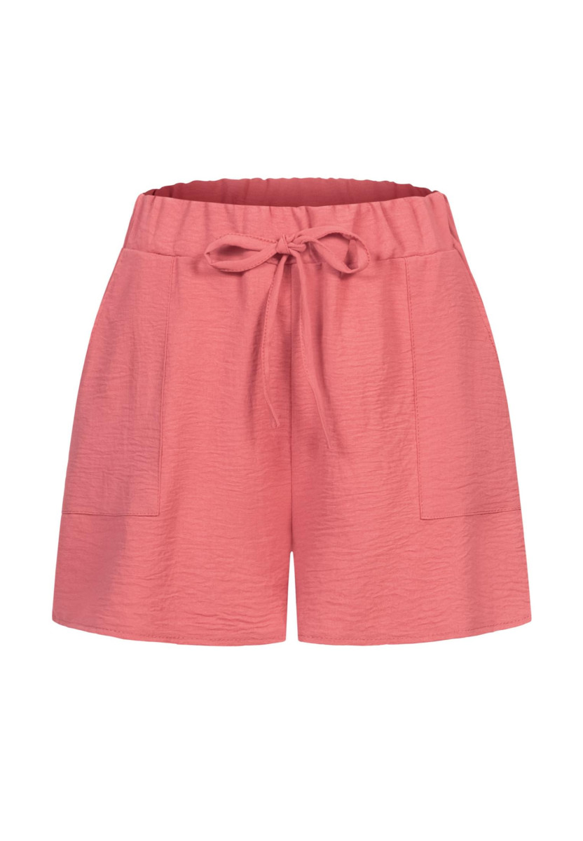 Musselin Shorts m. aufgesetzten Taschen