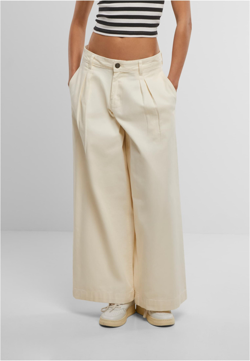 Ladies Wide Leg Light Denim Pants