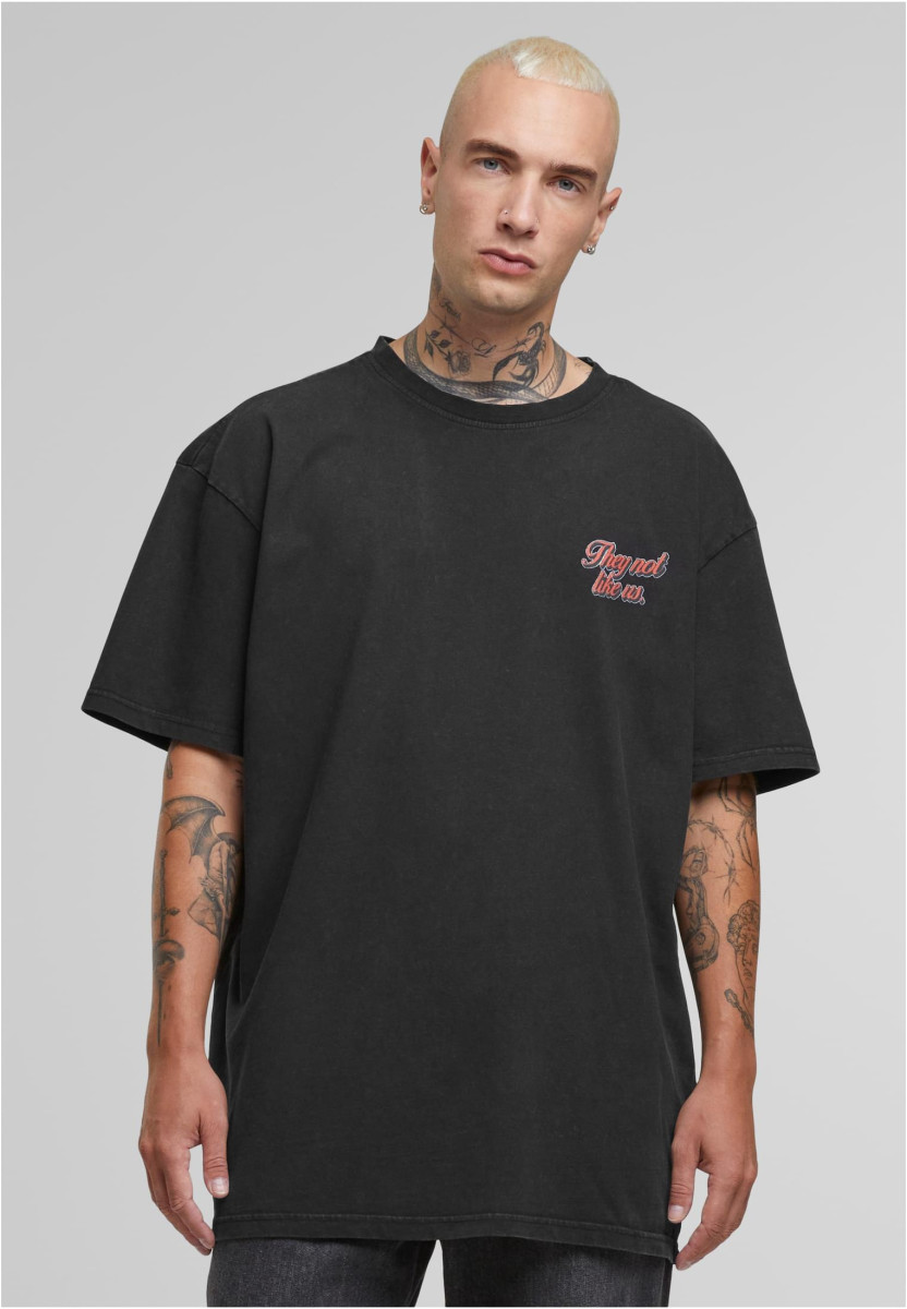 L.A Not Like Us Acidwash Oversize Tee