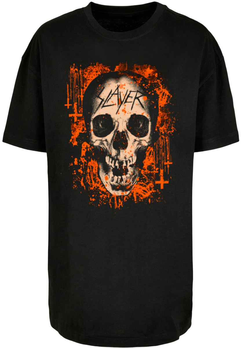 Ladies Slayer - Halloween Skulls Oversized Boyfriend Tee