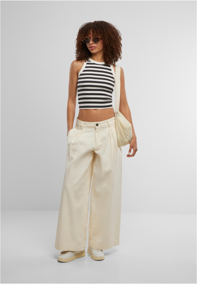 Ladies Wide Leg Light Denim Pants