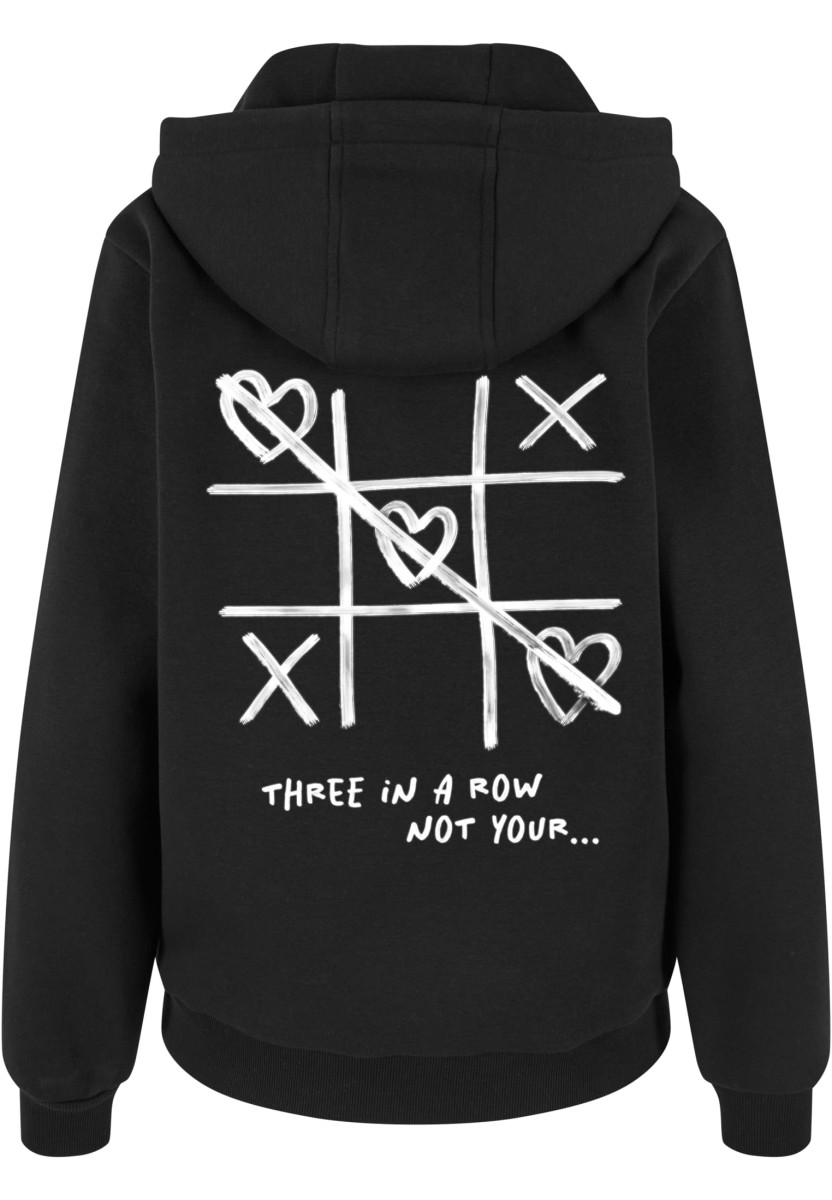 Three In A Row Ladies Fluffy Hoody