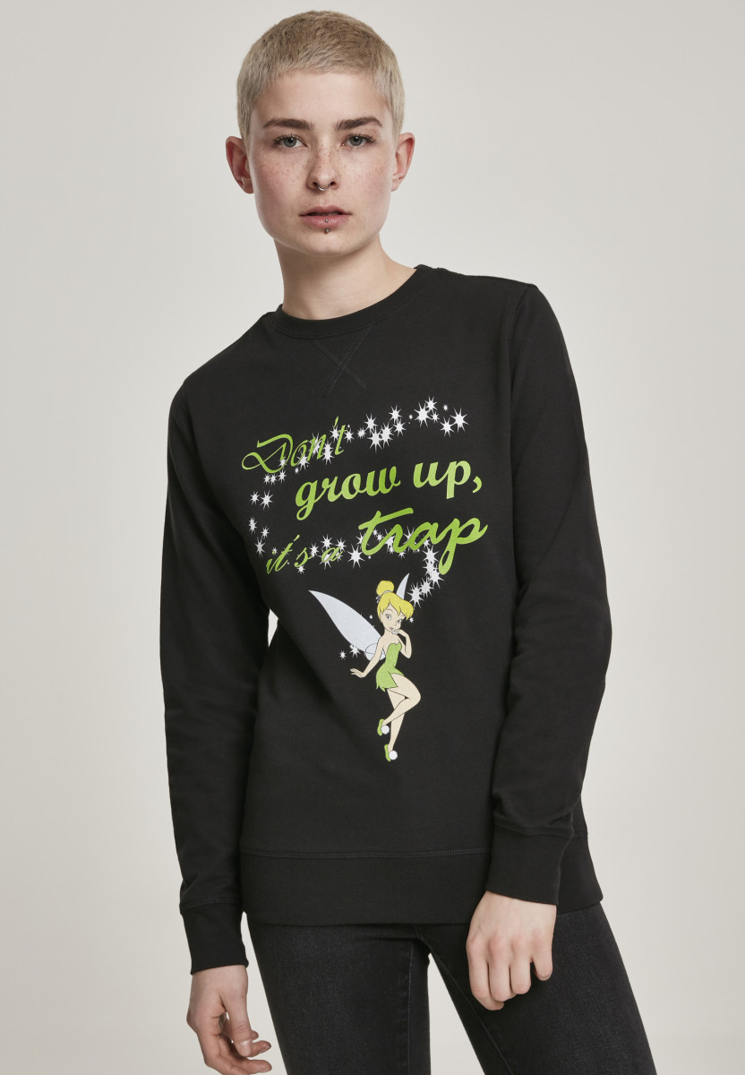 Ladies Tinkerbell Dont Grow Up Crewneck