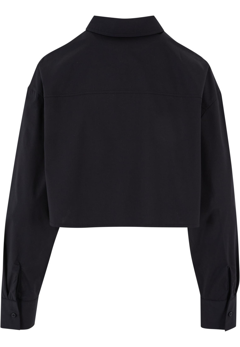 Ladies Cropped Oversized Blouse