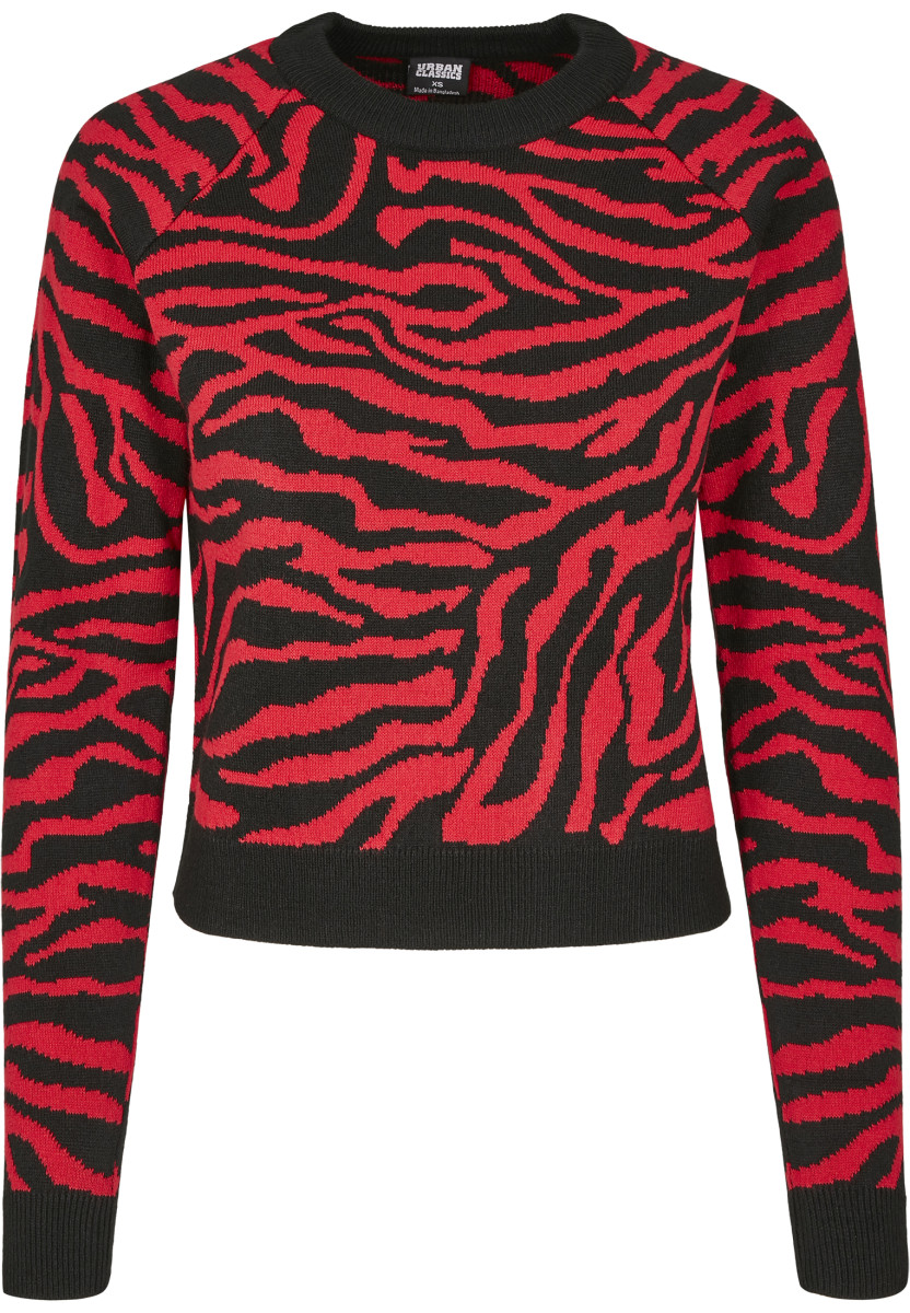 Ladies Short Tiger Sweater