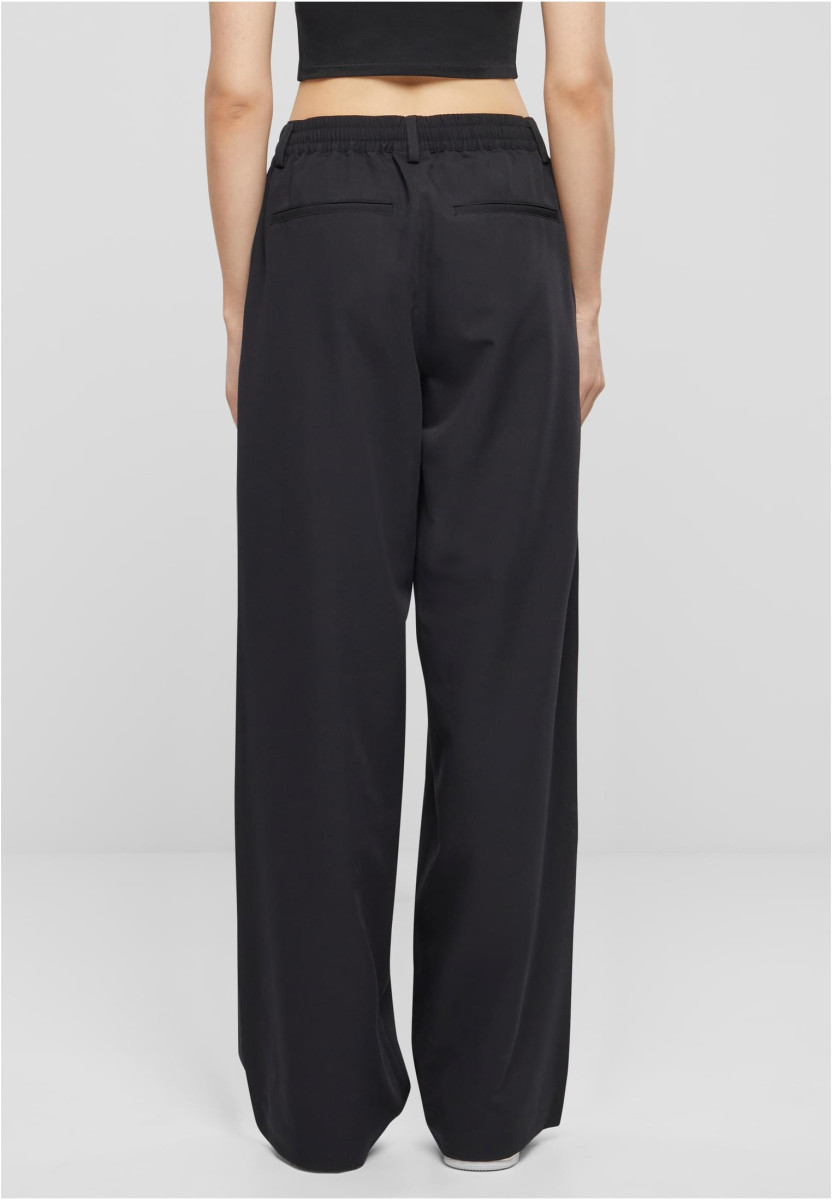 Ladies Ultra Wide Pleat-Front Pants