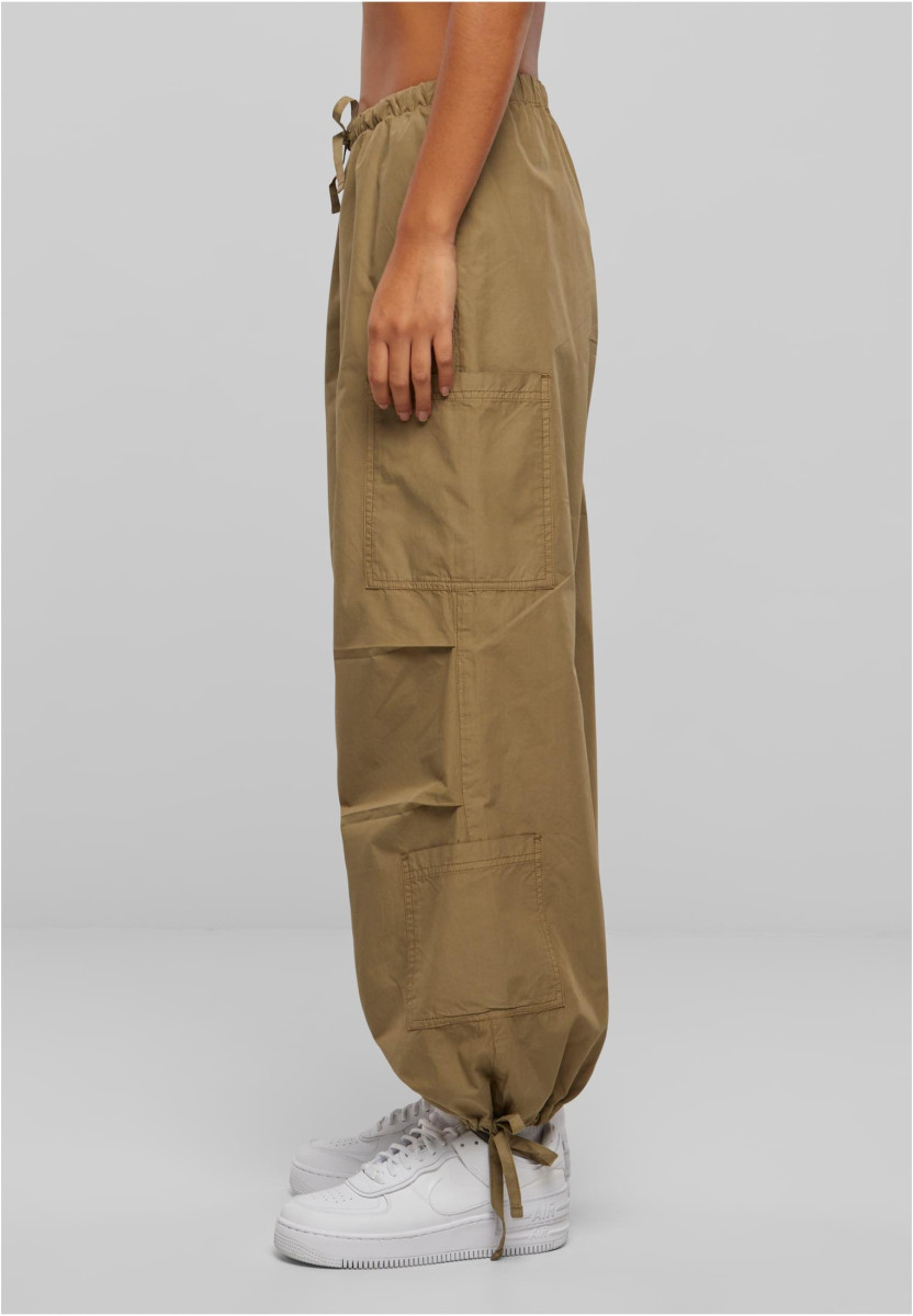 Ladies Cotton Cargo Parashute Pants