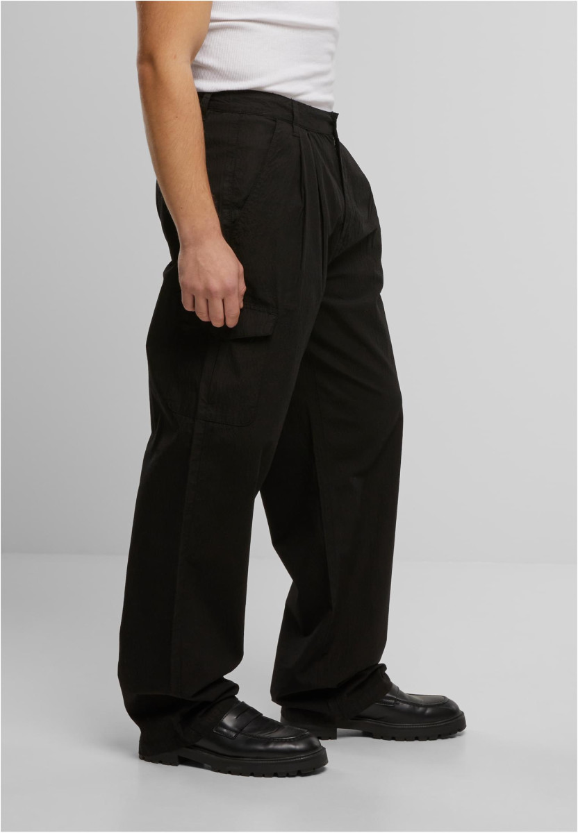 Wide Pleated Cargo Pants