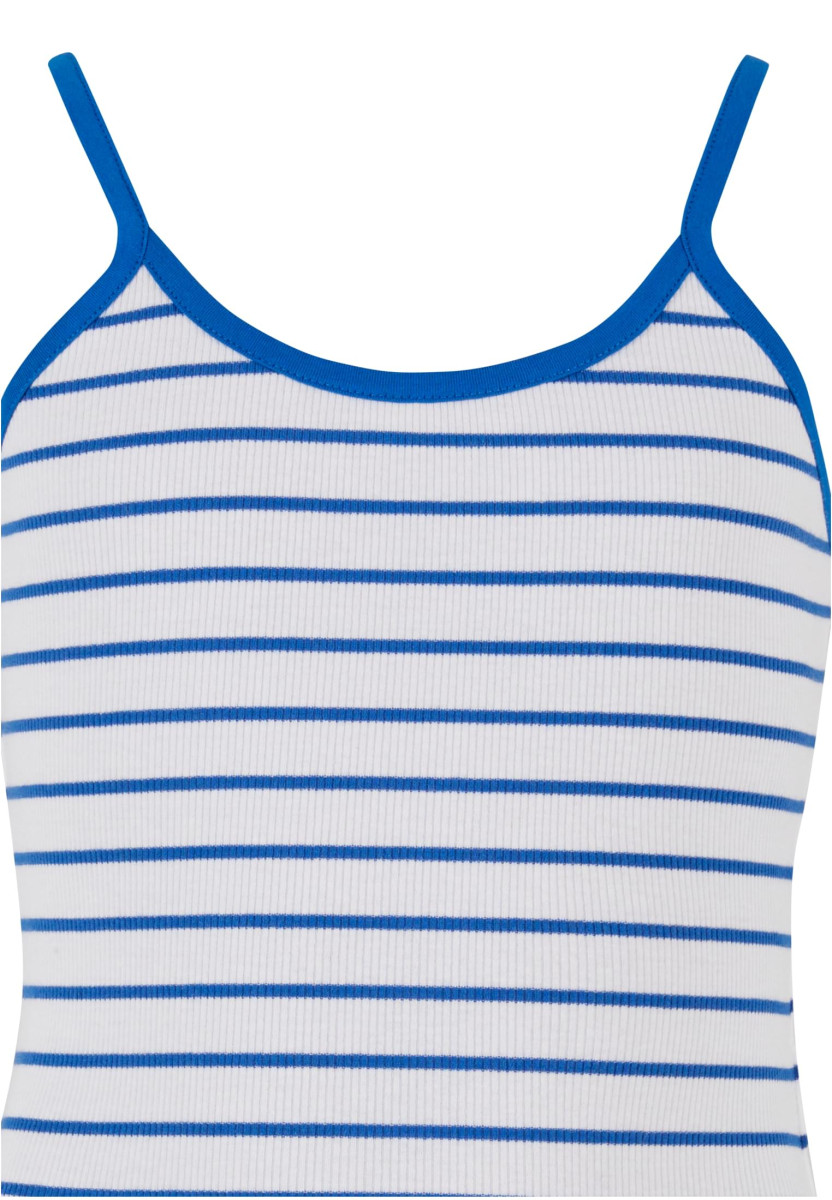 Girls Striped Rib Basic Top
