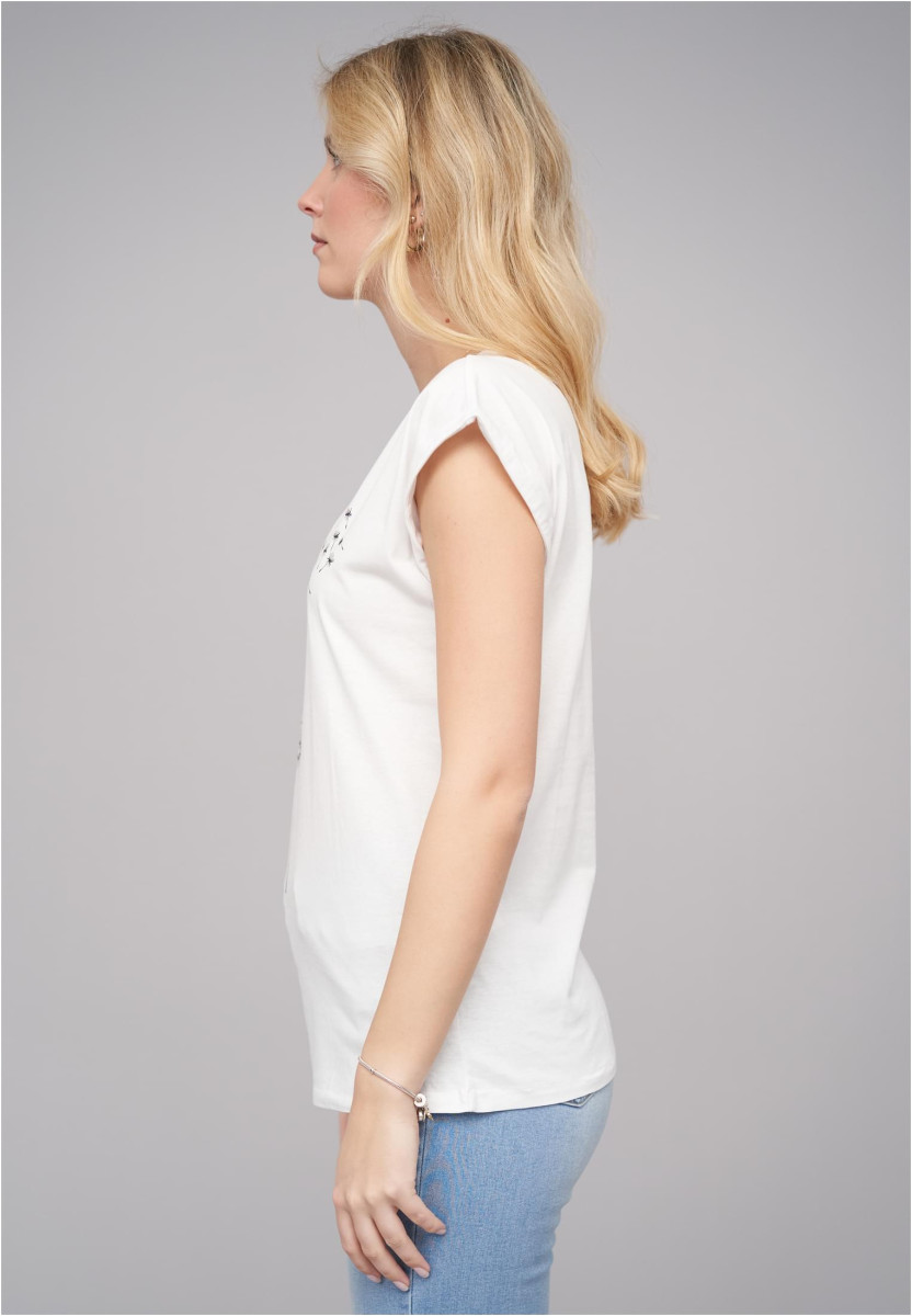 Ladies 77 Pusteblume White Tee