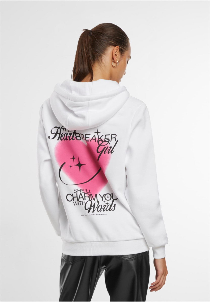 Heartbreaker Girl Ladies Fluffy Hoody