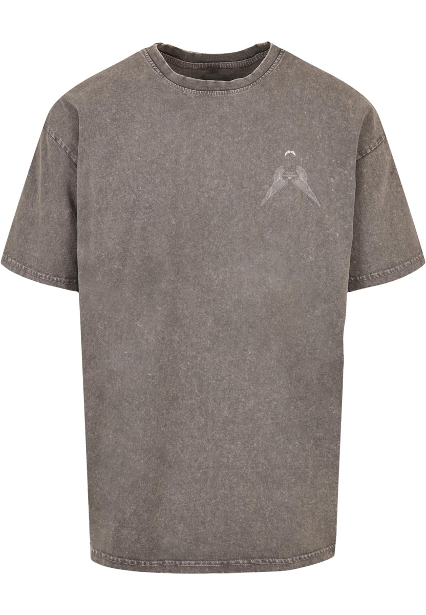 HIGHER THAN HEAVEN V.5 Acid Washed Heavy Oversize Tee