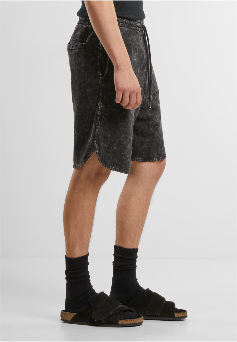 Washed Piped Shorts