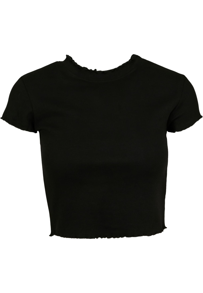 Ladies Cropped Rib Tee 2-Pack