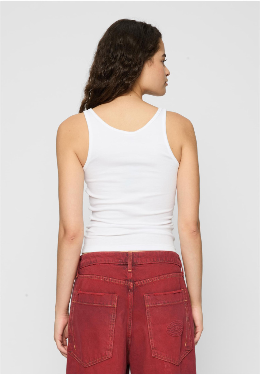 Ladies Organic Basic Rib Top 2-Pack