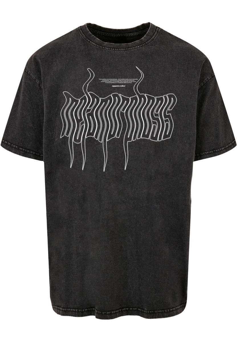 METAMORPHOSE V.1 Acid Washed Heavy Oversized Tee